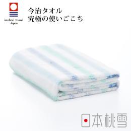 毛巾換季85折｜日本桃雪 今治小花浴巾-蝴蝶藍