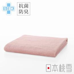 毛巾換季85折｜日本桃雪 SEK抗菌防臭運動大毛巾-粉紅色