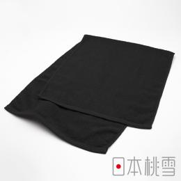 毛巾換季85折｜日本桃雪 運動綁頭毛巾-黑色