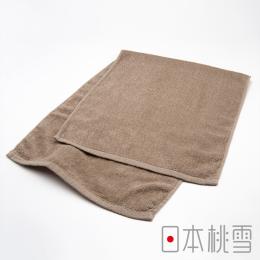 毛巾換季85折｜日本桃雪 運動綁頭毛巾-淺咖啡色