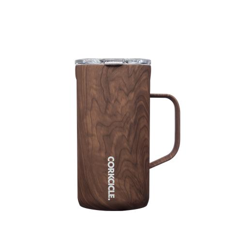 美國 CORKCICLE 三層真空咖啡杯 650ml-胡桃木