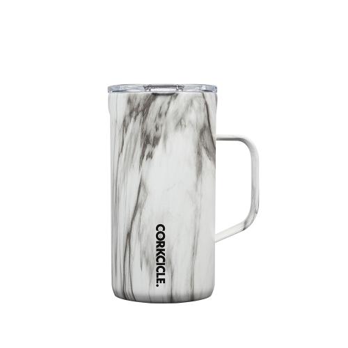 美國 CORKCICLE 三層真空咖啡杯 650ml-大理石紋