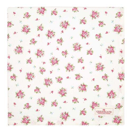 雙11限定買1送1｜丹麥GreenGate Abigail white 桌巾 100x100cm