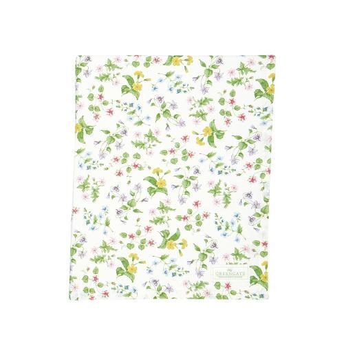 雙11限定買1送1｜丹麥GreenGate Karolina white 桌巾 100x100cm