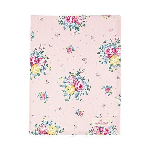 雙11限定買1送1｜丹麥GreenGate Laura pale pink 桌巾 100x100cm