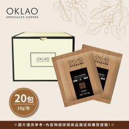 OKLAO歐客佬 特調低糖三合一即溶咖啡(20包/盒)