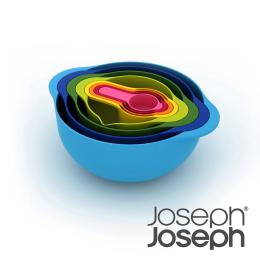 8折｜英國 Joseph Joseph Duo量杯打蛋盆8件組-多彩色
