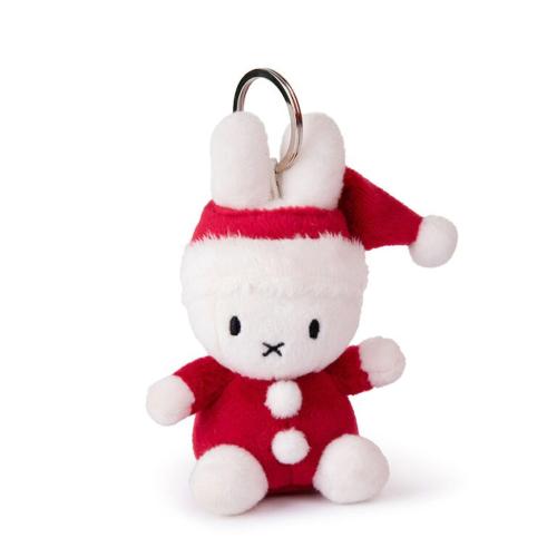 荷蘭BON TON TOYS Miffy米菲兔鑰匙圈-聖誕兔 10cm