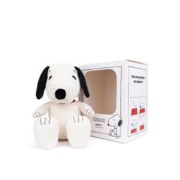 荷蘭BON TON TOYS Snoopy史努比燈芯絨盒裝填充玩偶-奶油 27cm