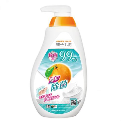 橘子工坊 家用類溫和除菌碗盤洗滌液（650ml）