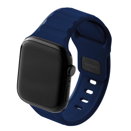 beepio Apple Watch 悠遊錶帶 2.0 拓荒者｜矽膠系列-深海藍(大)