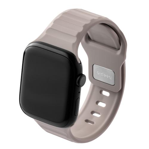 beepio Apple Watch 悠遊錶帶 2.0 拓荒者｜矽膠系列-高雅灰(大)