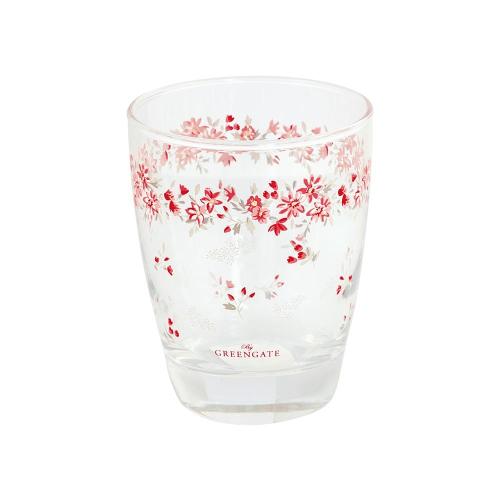 丹麥GreenGate Emberly white玻璃杯