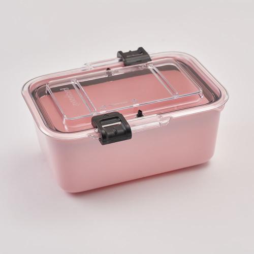 美國Prepara Tritan食物密封保鮮盒1.25L-玫瑰粉
