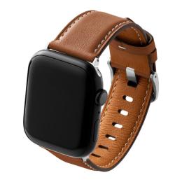 beepio Apple Watch 悠遊錶帶 2.0 漫遊者｜皮革系列-馬鞍褐(大)