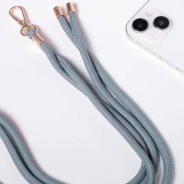 清倉大特價｜OneMore 品牌訂製手機背帶掛繩組-霧霾藍
