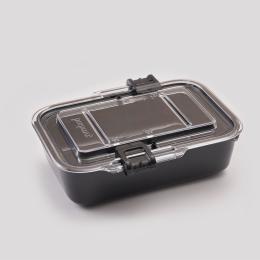 美國Prepara Tritan食物密封保鮮盒0.7L-烤漆黑