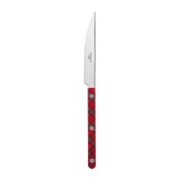 9折｜法國 Sabre Paris Bistrot 法式復古餐刀24cm-紅紋菱格