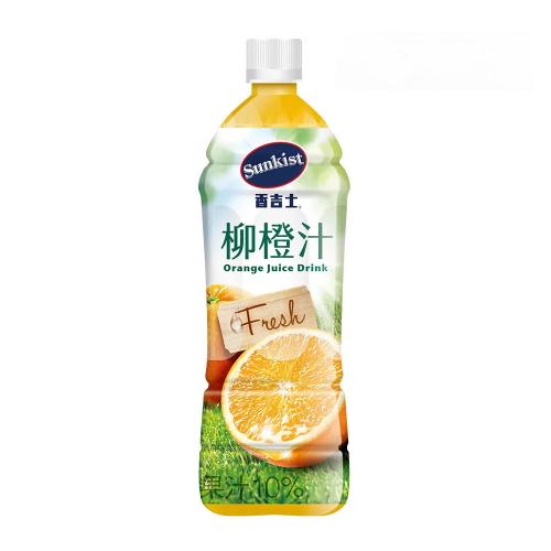 Sunkist 香吉士 柳橙果汁飲料（900ml × 12入/箱）