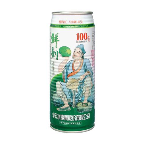 半天水 鮮剖100%純椰汁（520ml × 24入/箱）