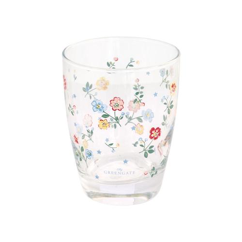 丹麥GreenGate Adelena white 玻璃杯