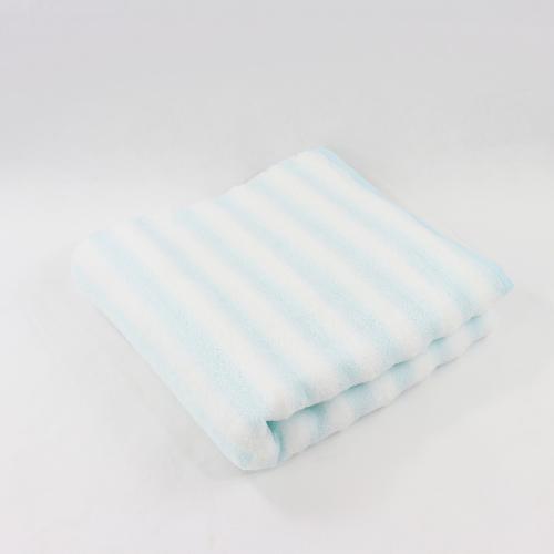JOGAN日本成願毛巾 Airfeeling 朵朵雲系列 純棉浴巾-線條藍