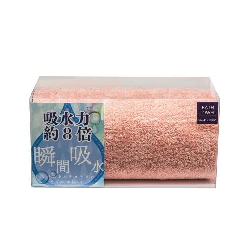 JOGAN日本成願毛巾 瞬間吸水系列 浴巾-珊瑚粉