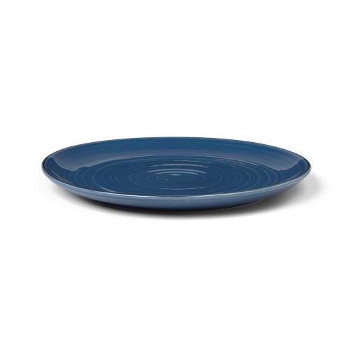 丹麥 Kähler Colore 釉色餐盤（Ø 27cm、莓果藍）