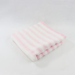 JOGAN日本成願毛巾 Airfeeling 朵朵雲系列 純棉浴巾-線條粉