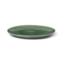9折｜丹麥 Kähler Colore 釉色餐盤（Ø 27cm、鼠尾草綠）