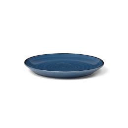 9折｜丹麥 Kähler Colore 釉色餐盤（Ø 19cm、莓果藍）