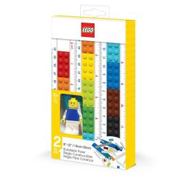 LEGO 樂高創意組裝文具尺（15-30 公分，附人偶）