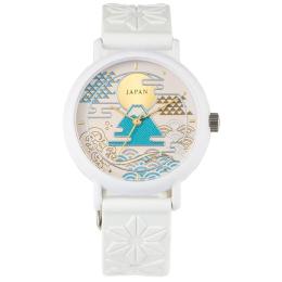 【日本連線 6/11收單】日本MARUZEKI KAORU 富士山白色 香味手錶-檜木香