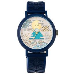 【日本連線 6/11收單】日本MARUZEKI KAORU 富士山海軍藍 香味手錶-沈香