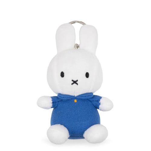 荷蘭BON TON TOYS Miffy米菲兔鑰匙圈-經典藍 10cm