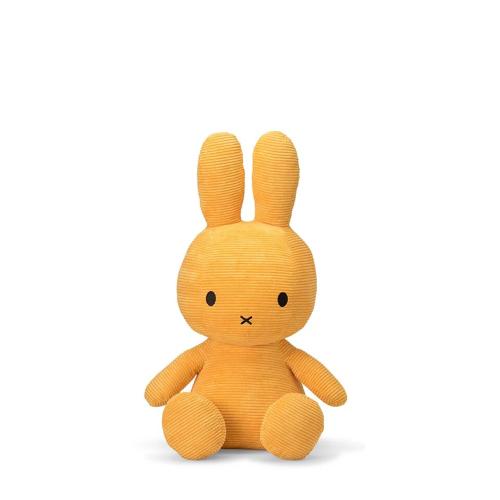 荷蘭BON TON TOYS Miffy米菲兔ECO燈芯絨填充玩偶-黃 33cm