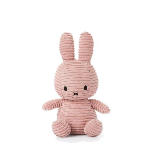 荷蘭BON TON TOYS Miffy米菲兔ECO燈芯絨填充玩偶-粉 50cm