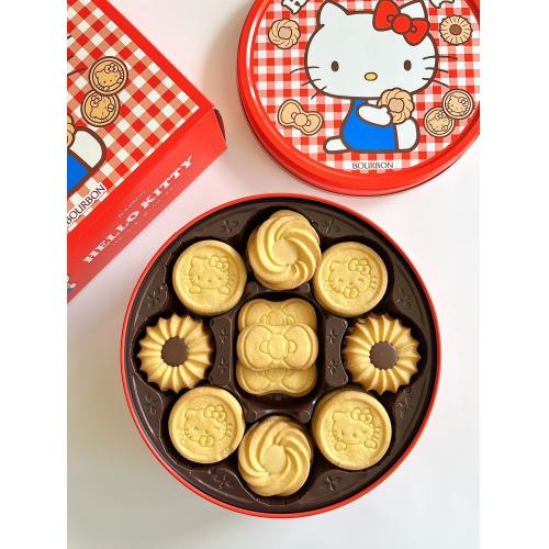 【代購商品12/4結單】北日本 bourbon 餅乾禮盒鐵盒-Hello Kitty限定版