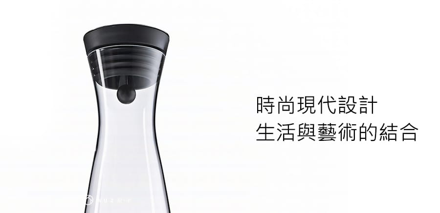 德國WMF 玻璃水壺 1.0L(藍色)公司貨