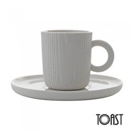 任2件8折｜TOAST MU濃縮咖啡杯盤組(白)