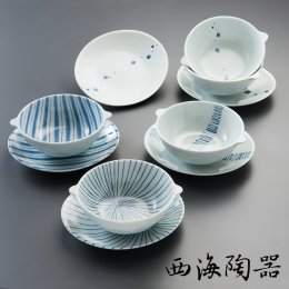 9折｜日本 西海陶器 美濃燒 日式簡約十件式湯碗盤組 (31833)