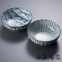 9折｜日本 西海陶器 波佐見燒 職人手繪系列 兩件式丼飯碗