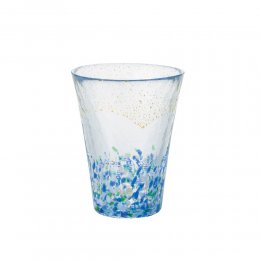 日製玻璃2件8折｜日本津輕 手作金箔海空飲料杯