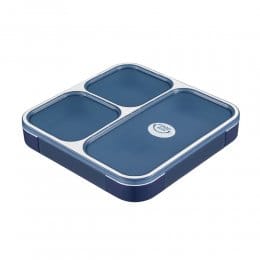 日本CB Japan 時尚巴黎系列纖細餐盒800ml-藍色