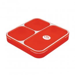 日本CB Japan 時尚巴黎系列纖細餐盒800ml-紅色
