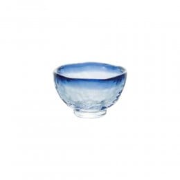 日製玻璃2件8折｜日本津輕 耐熱清酒杯40ml-藍