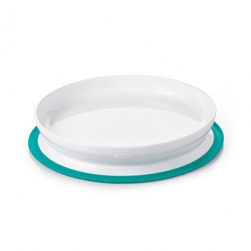 OXO tot 好吸力學習餐盤-靚藍綠