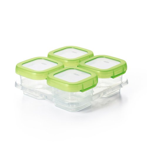 OXO tot 好滋味冷凍儲存盒(4oz)-青蘋綠