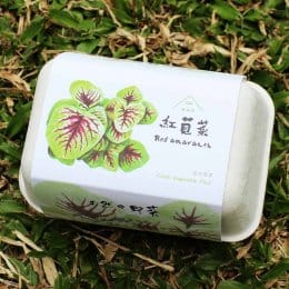 青菜笠 雞蛋環保植栽盒-紅莧菜