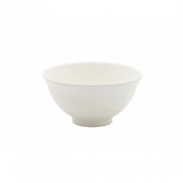 9折｜日本Ninen二捻 萬古燒傾斜瓷碗-純淨白